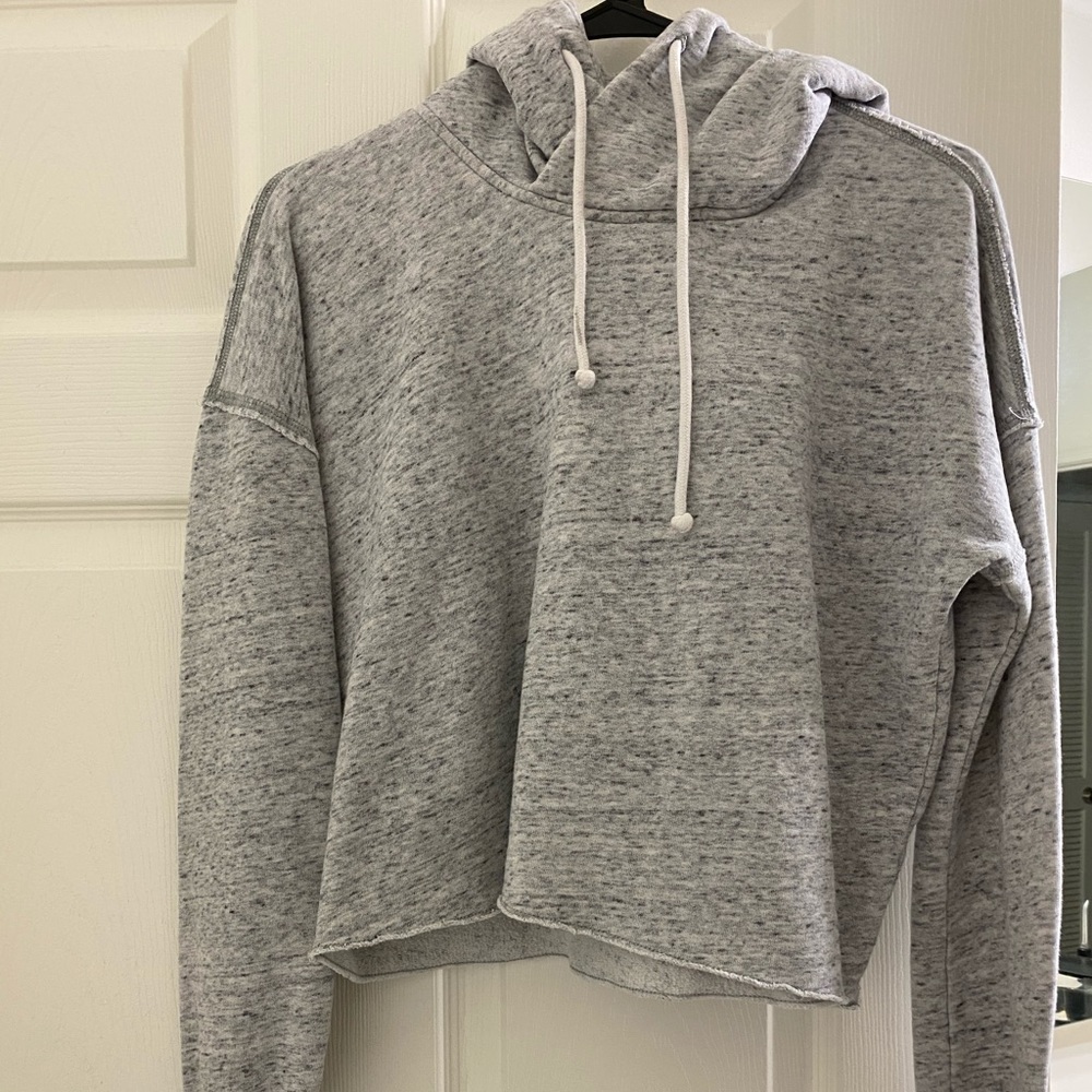New without tags Cropped grey hoodie